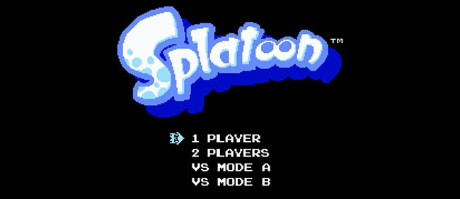 Splatoon Nintendo 8 bits EGLA
