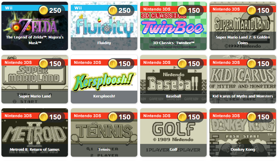 Club Nintendo Deals