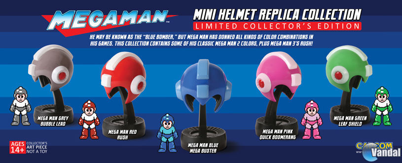 Mini cascos megaman EGLA