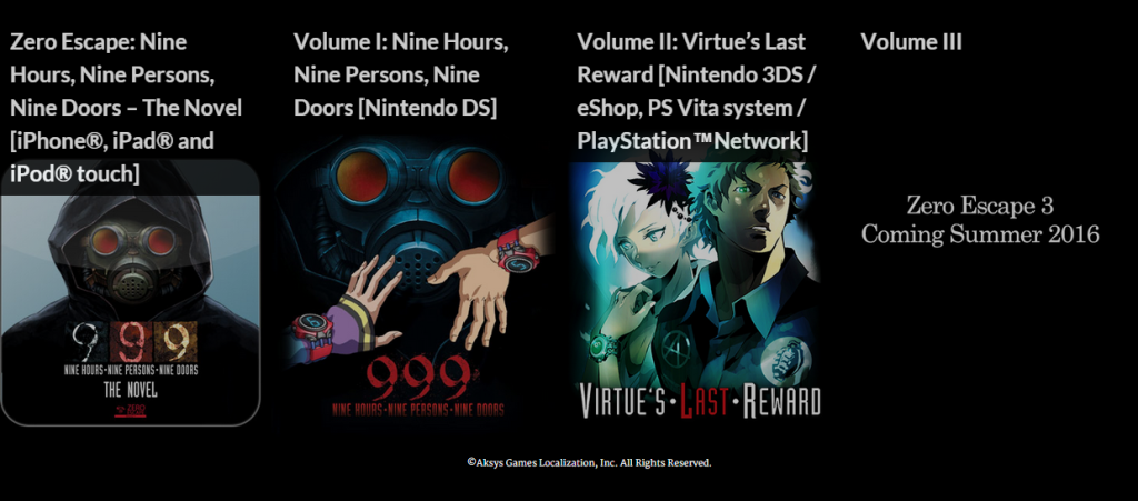 Zero Escape saga