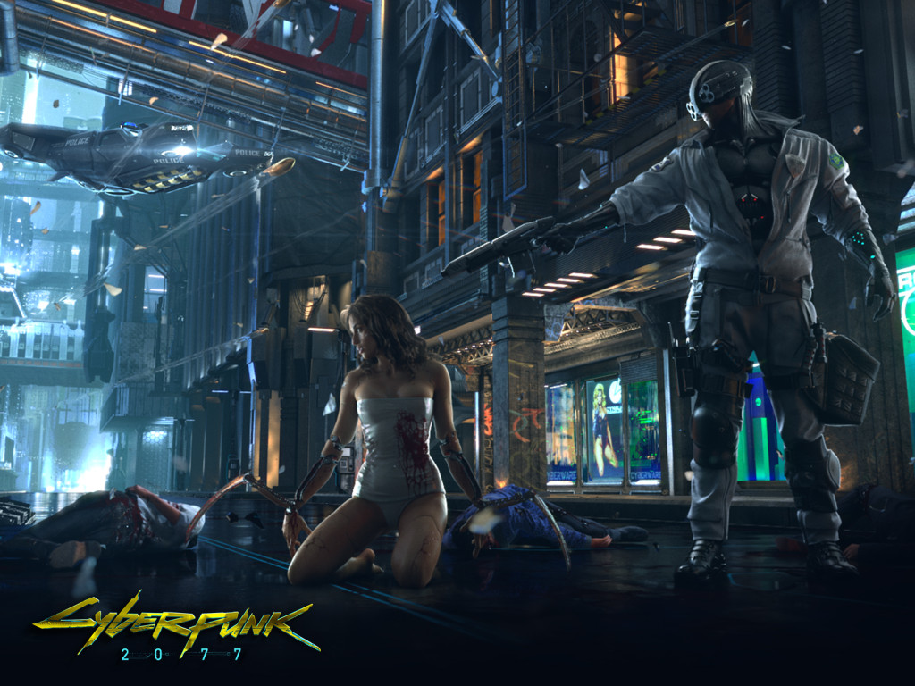 the witcher Cyberpunk 2077 wallpaper