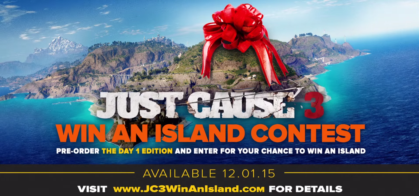 Just cause 3 win an island contest