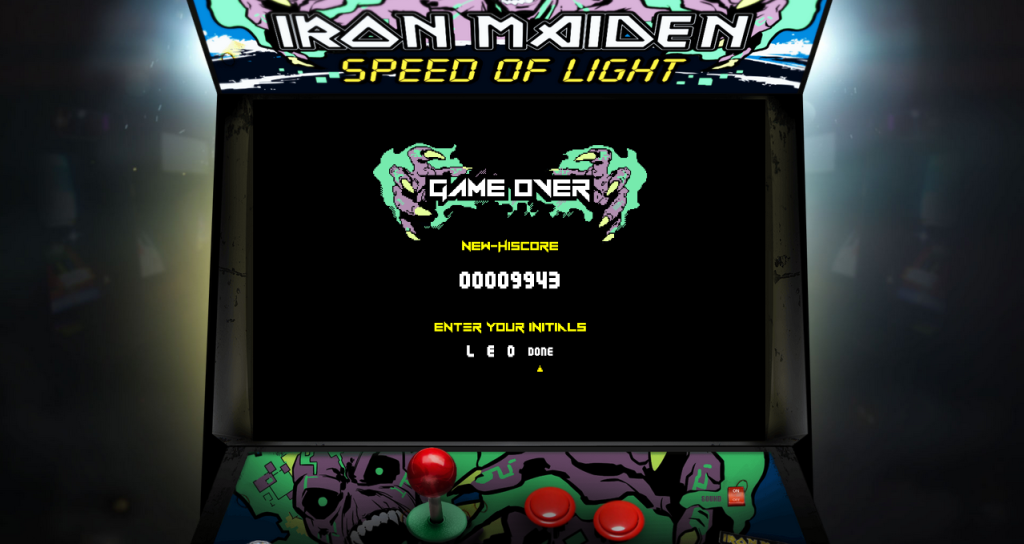 Speed of Light Iron Maiden juego 2