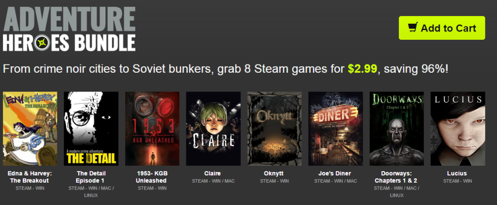 Steam Ofertas Paquete Héroes de Aventura