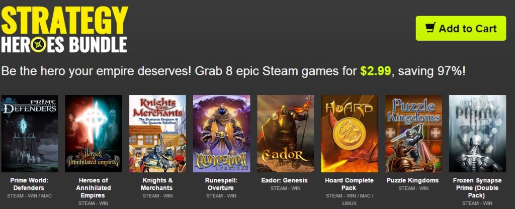 Steam Ofertas Paquete Héroes de la Estrategia