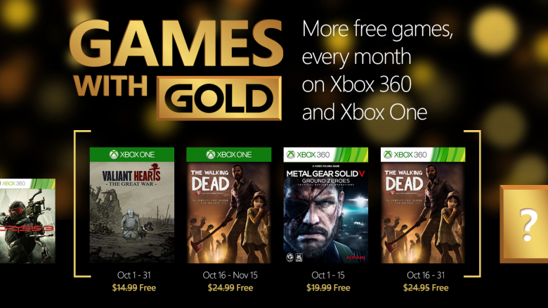 Games with Gold Octubre 2015