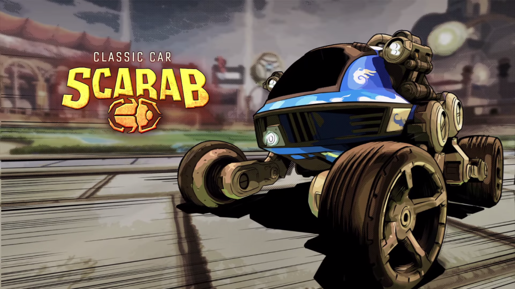 Rocket League DLC revenge of battle cars Scarab