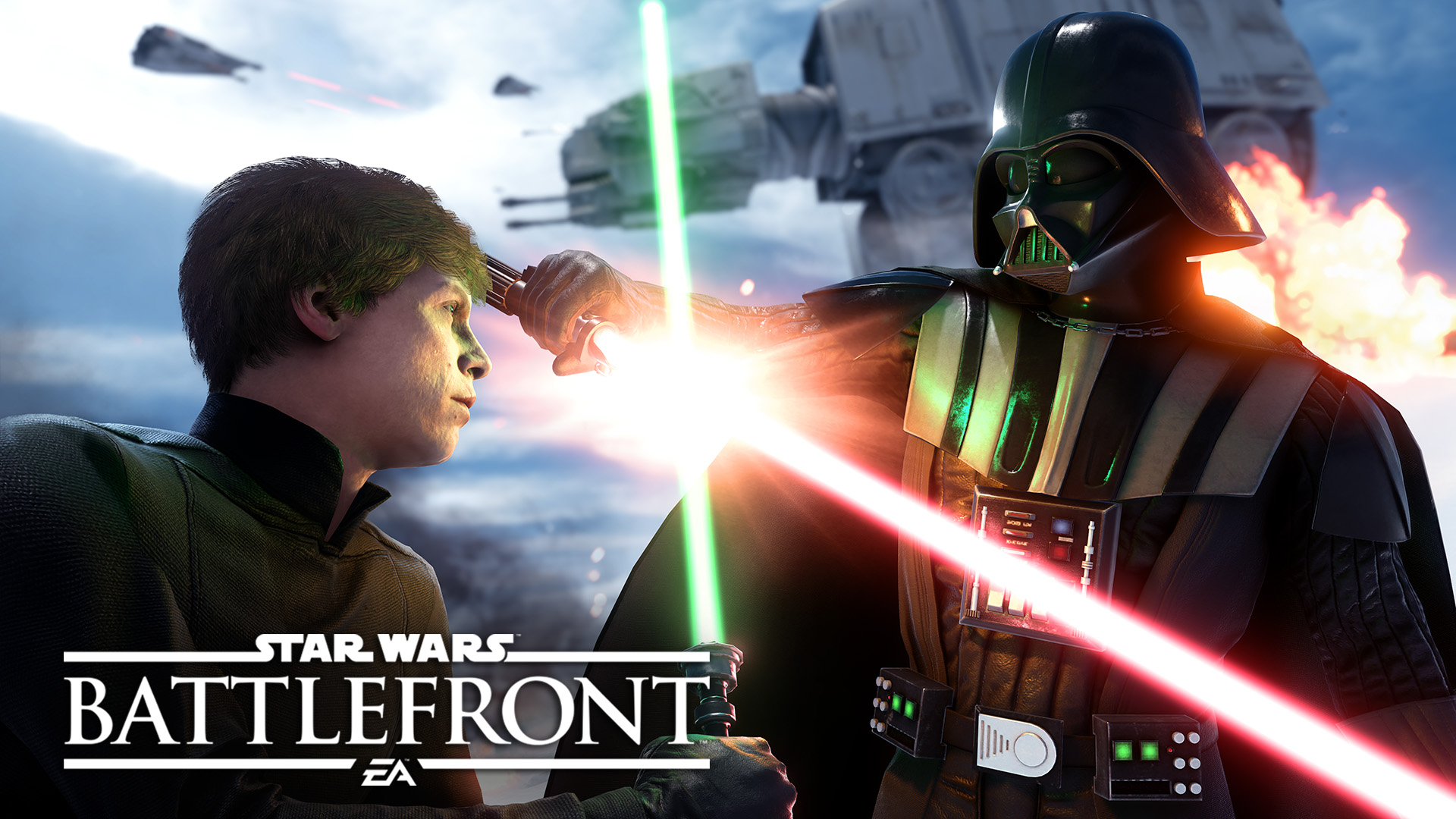 Star Wars Battlefront luke vs vader