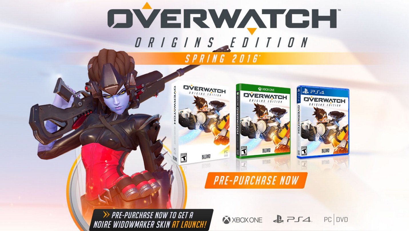 Overwatch pc xbox one ps4