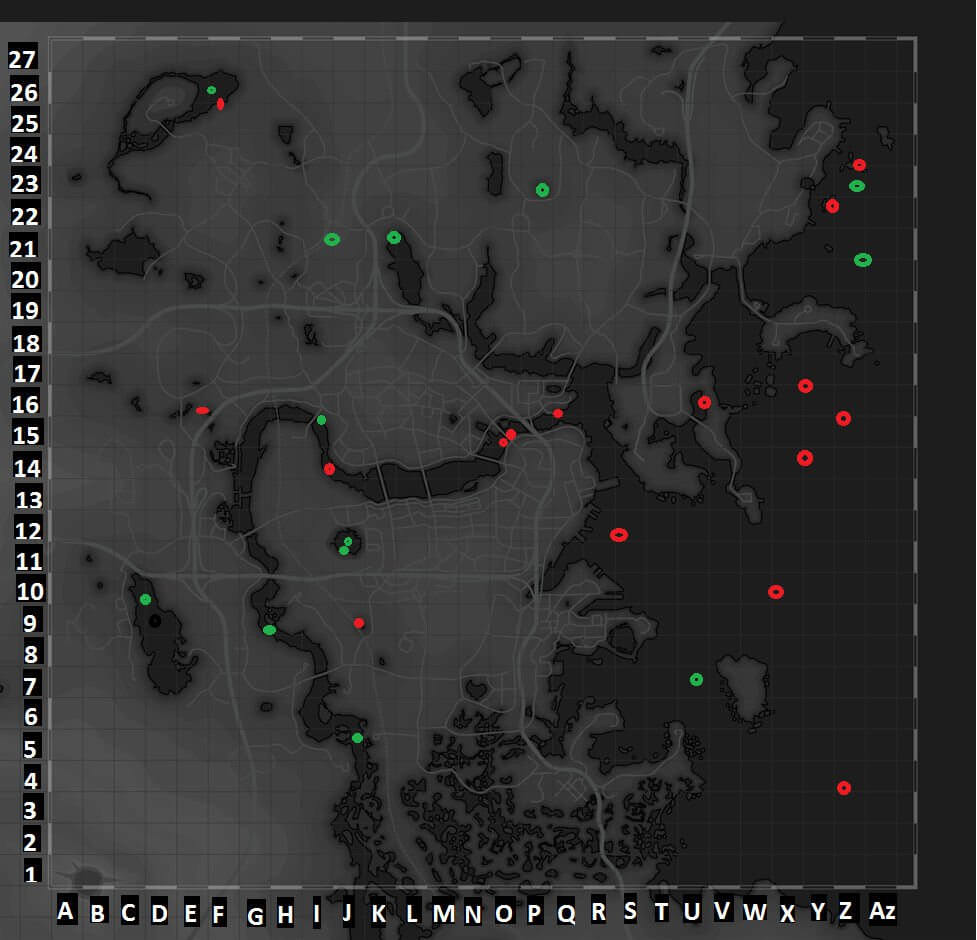 Fallout 4 fondo marino mapa