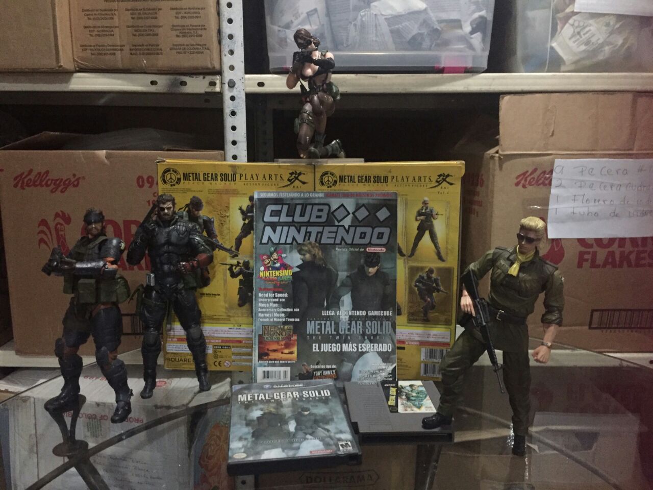 Colección de figuras de Metal Gear Solid