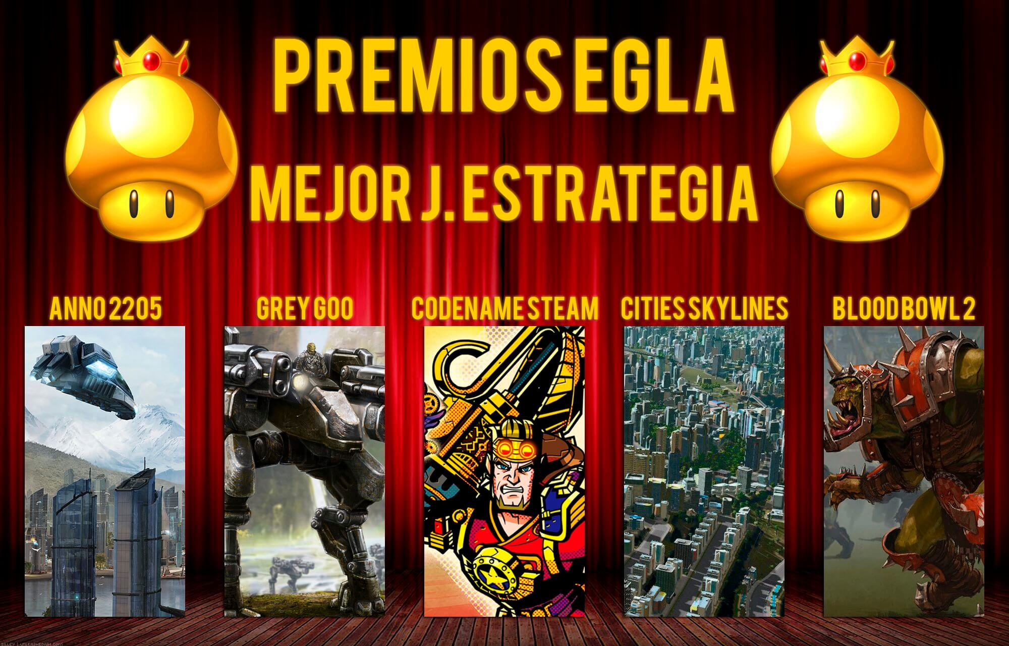 Premios EGLA 2015 Mejor juego de estrategia