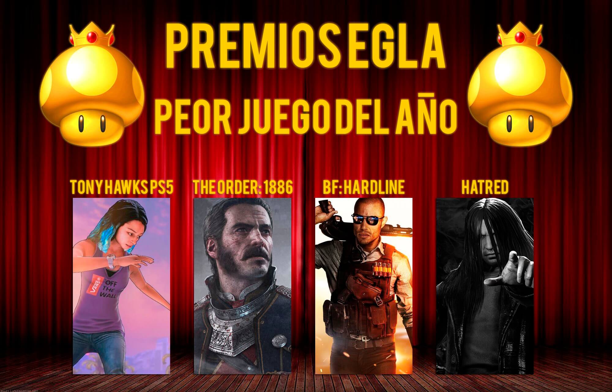 Premios EGLA 2015 Peor juego del año