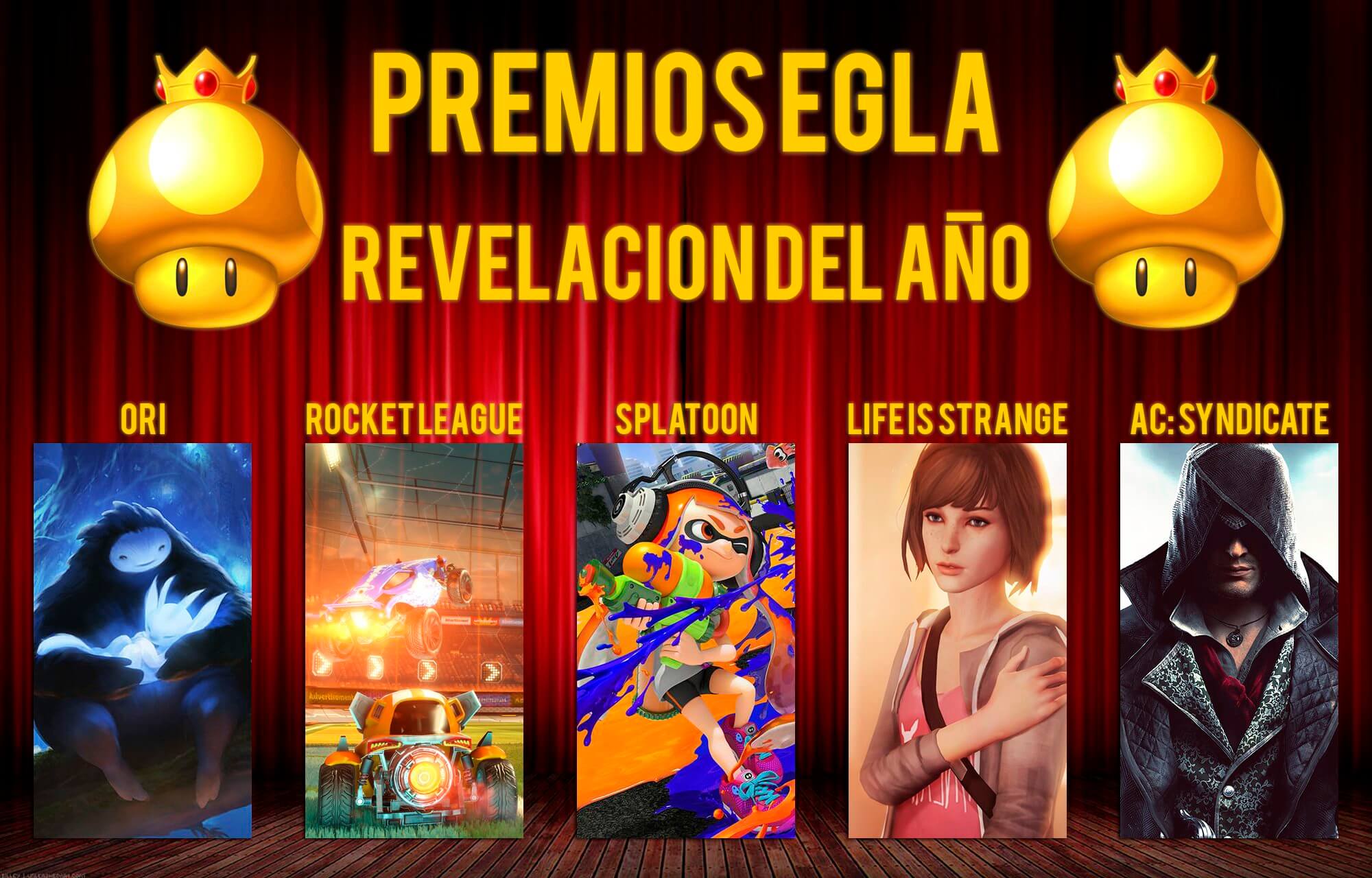 Premios EGLA 2015 Revelacion del año