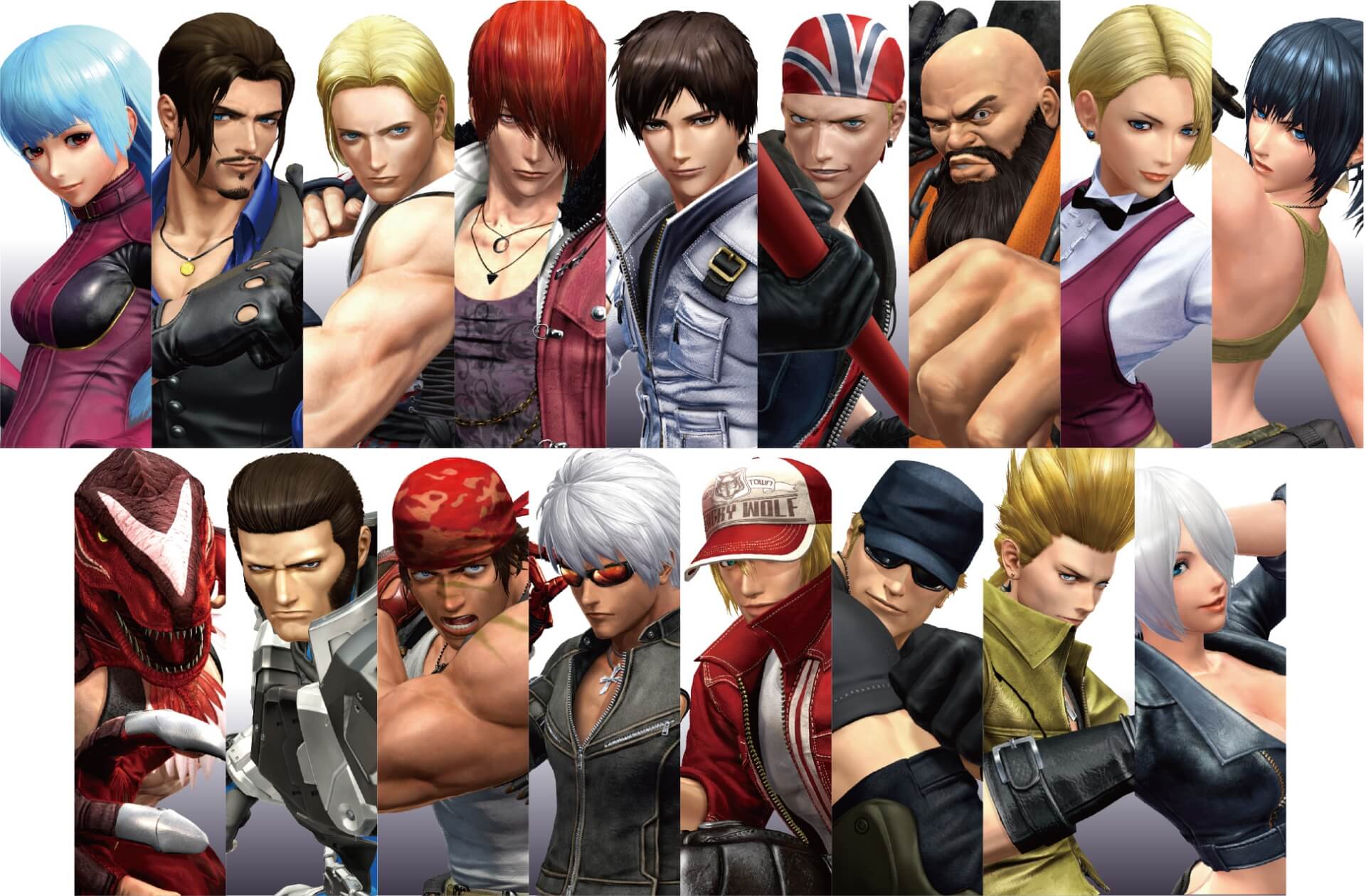 King of Fighters XIV elenco