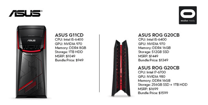 ASUS Oculus VR