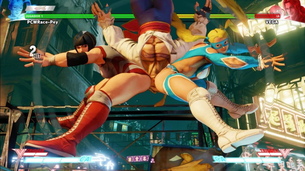 Street Fighter V rainbow mika