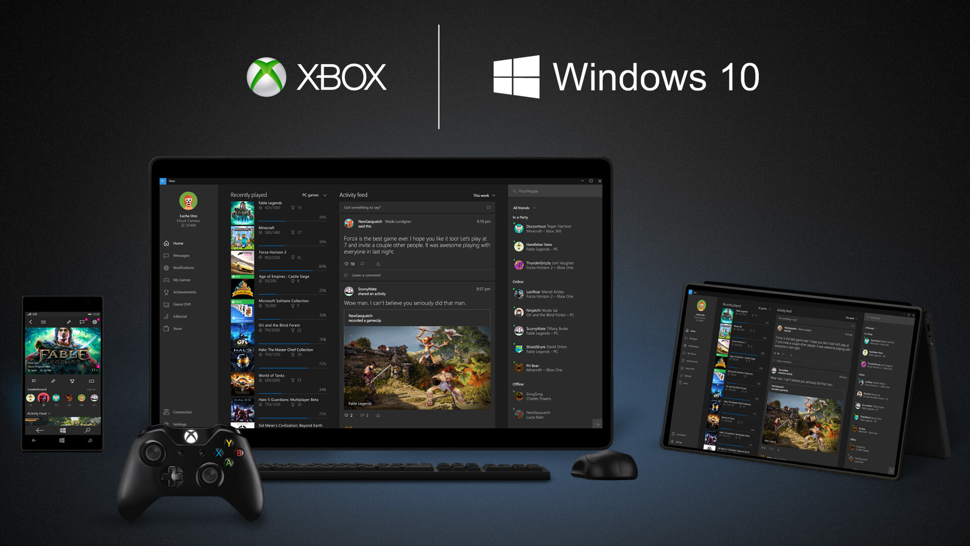 Xbox One Windows 10 Xbox App