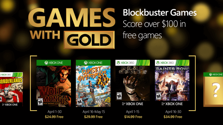 games with gold abril 2016