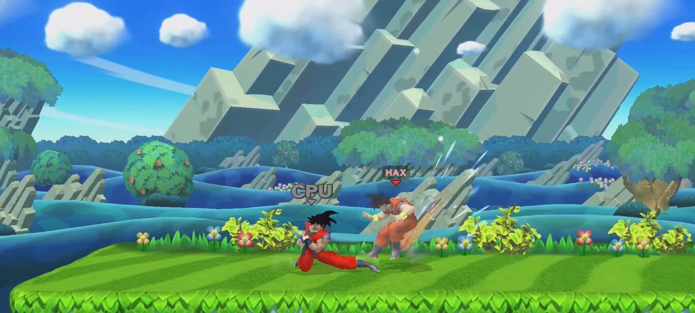 Goku en Super Smash Bros