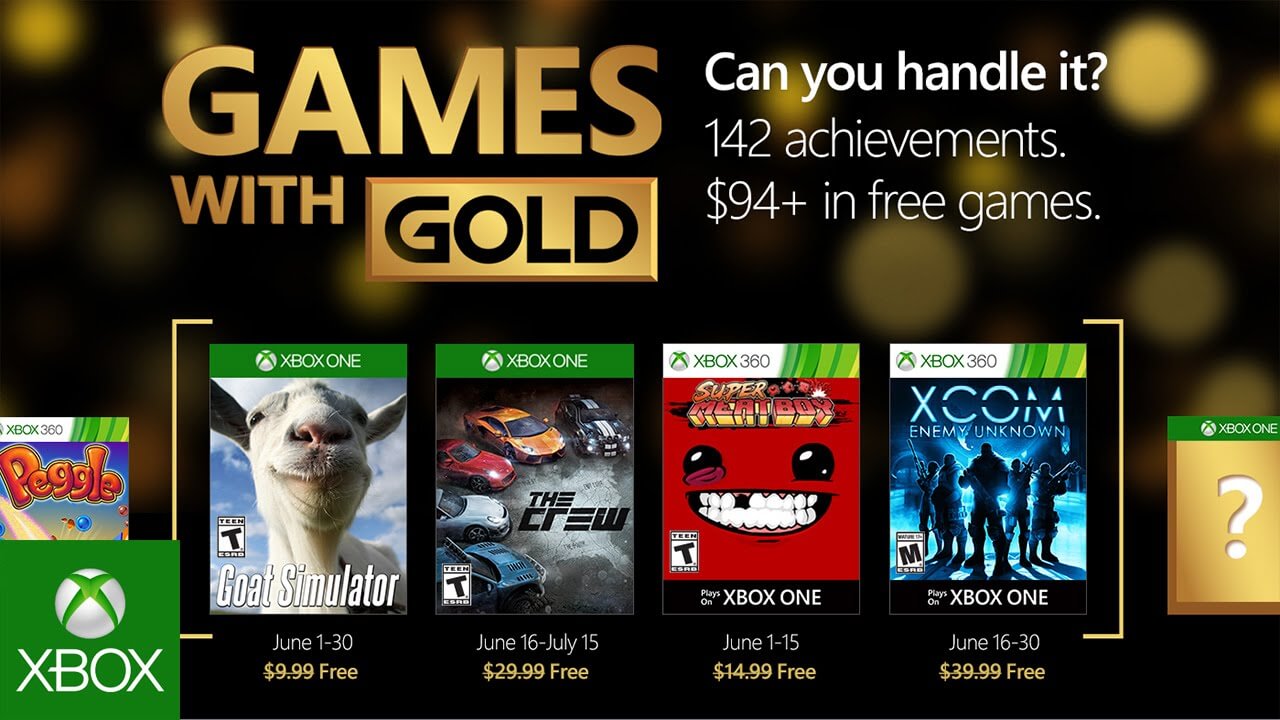 Games with Gold junio 2016