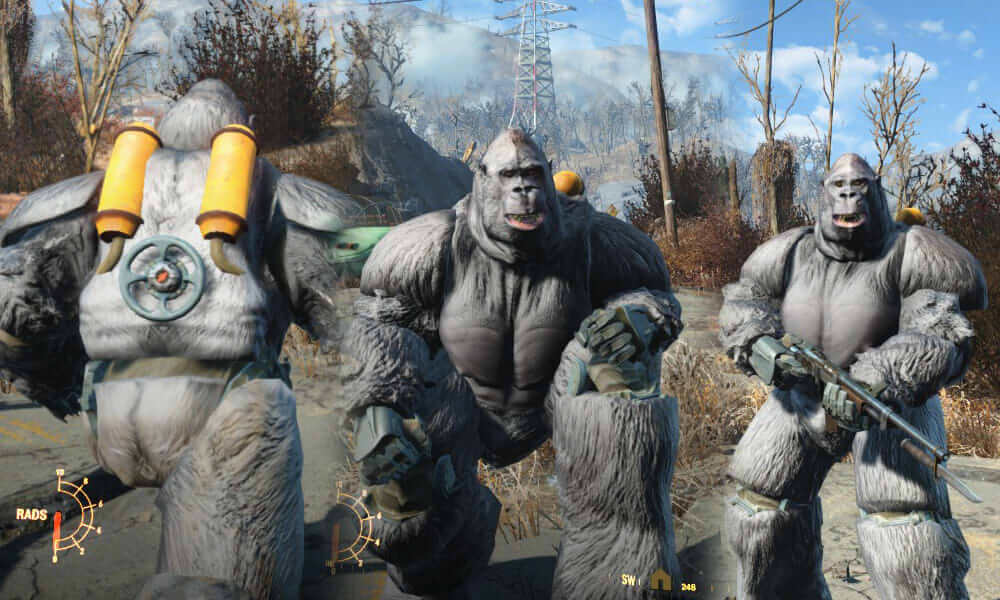 Fallout 4 mods gorilla suits