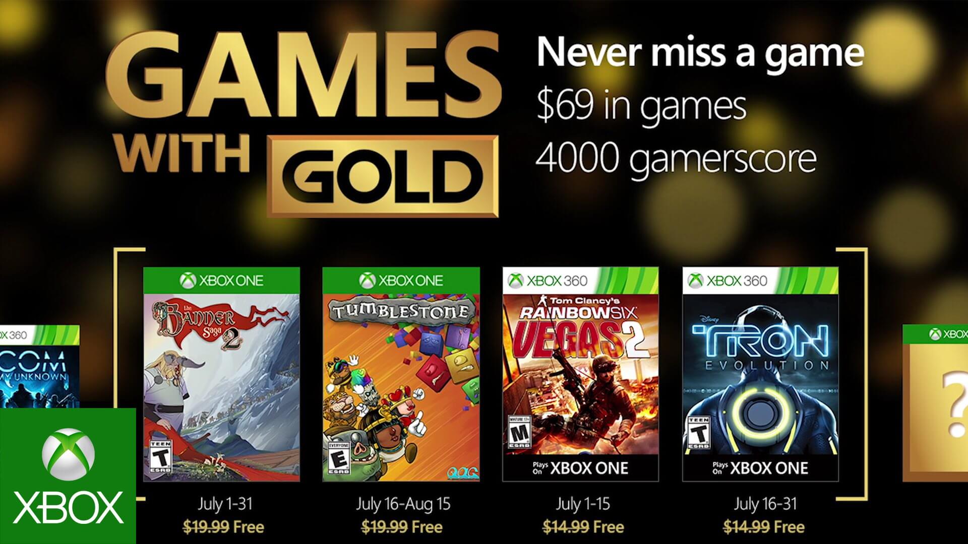 Games with Gold para Junio 2016