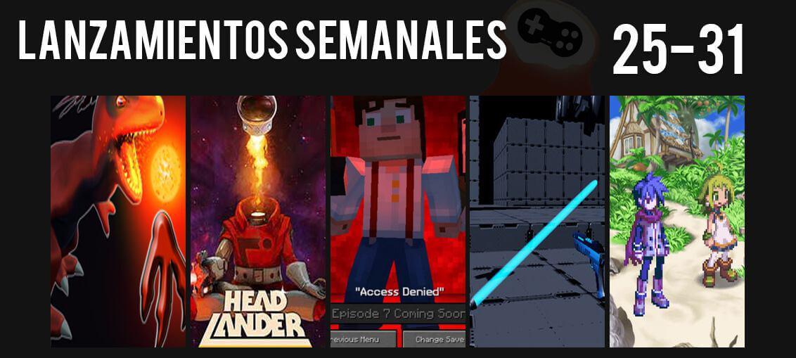 Lanzamientos semanales 25-31 julio