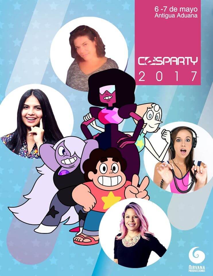 cosparty 2017 - actricez de doblaje de steven universe