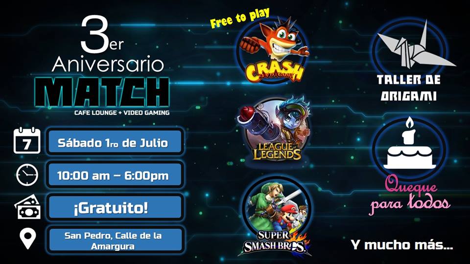 3er aniversario de Match Café