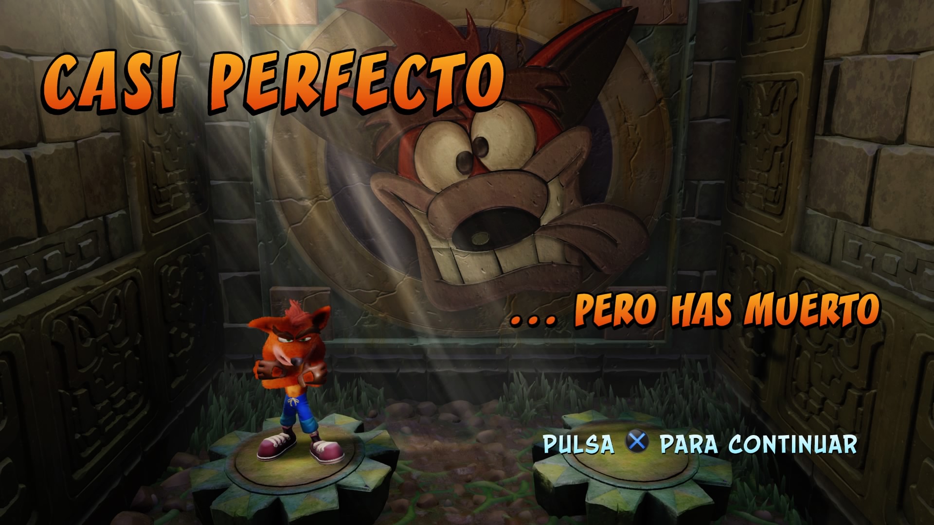 Crash Bandicoot N. Sane Trilogy casi perfecto