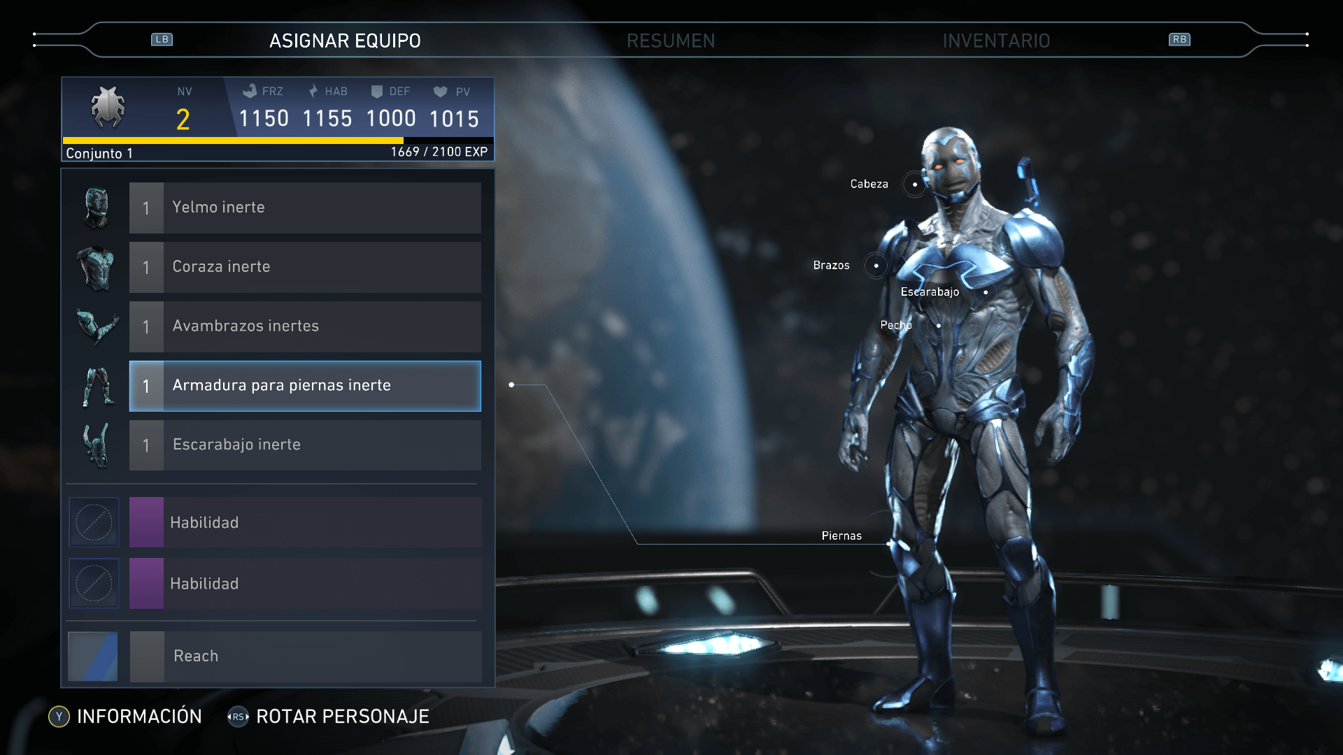 Injustice™ 2 - Stats de Blue Bettle