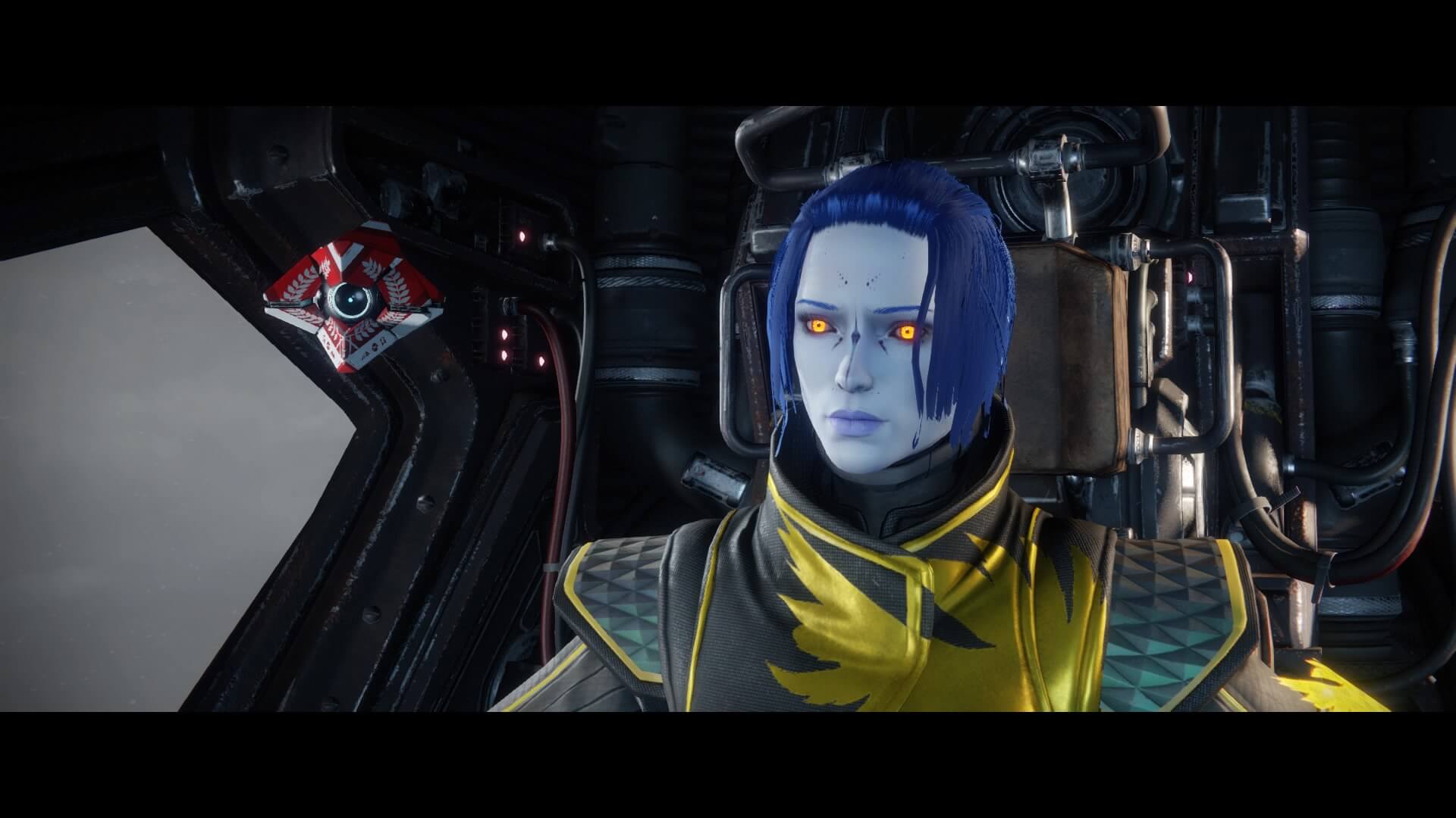 Destiny 2 - personaje dentro de la nave