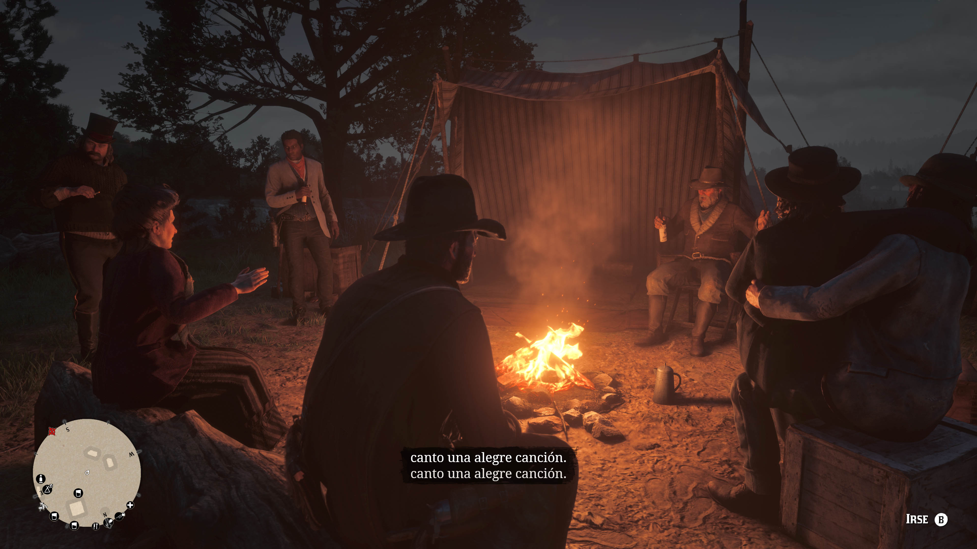 Red Dead Redemption 2_el campamento