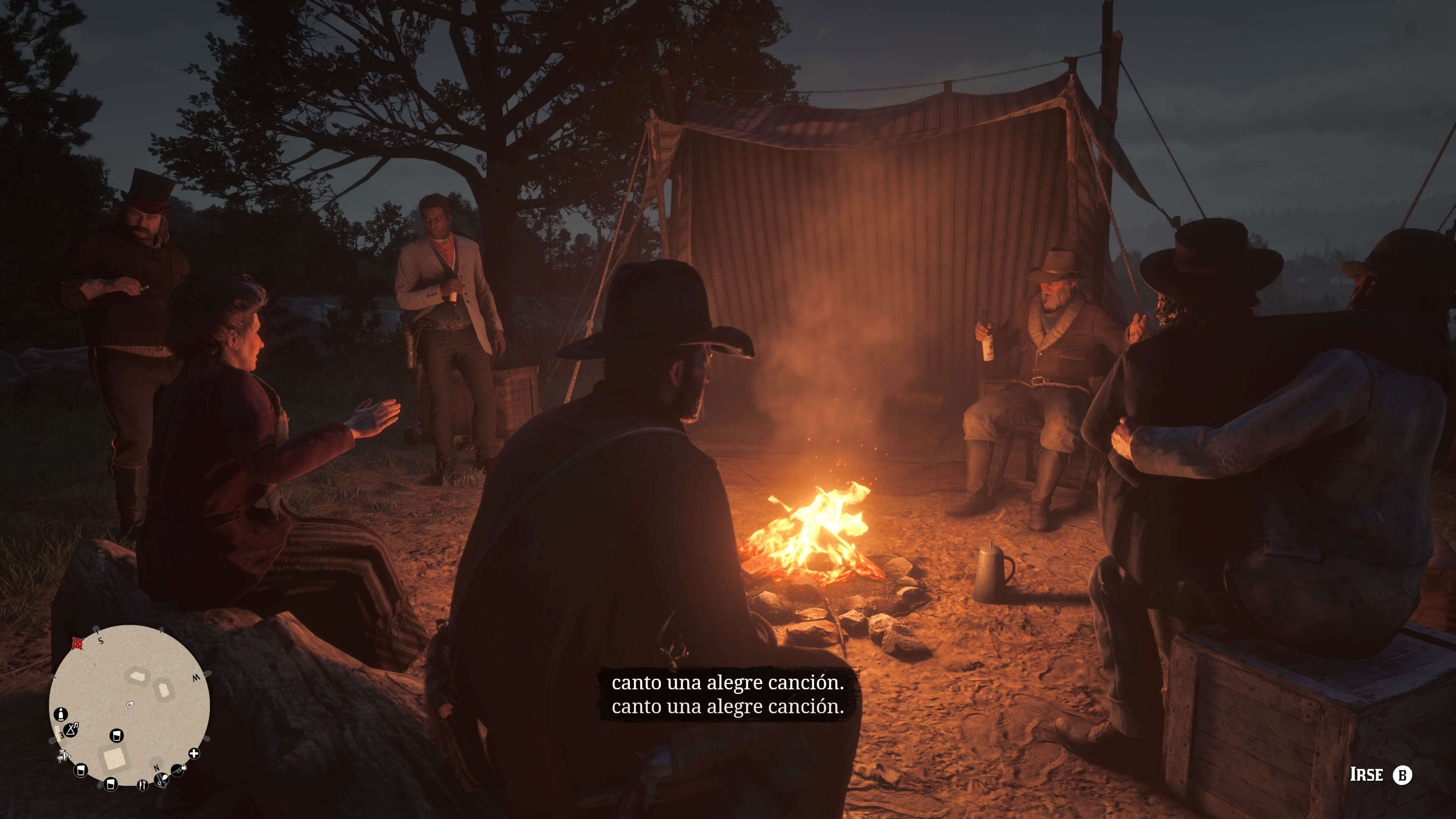 Red Dead Redemption 2_el campamento