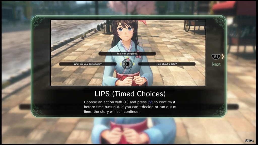 Sakura Wars - Timed Choices