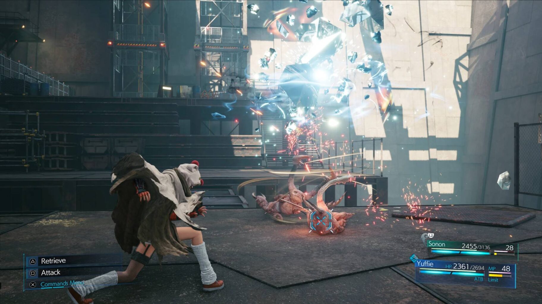 FF7Intergrade - Yuffie Combate