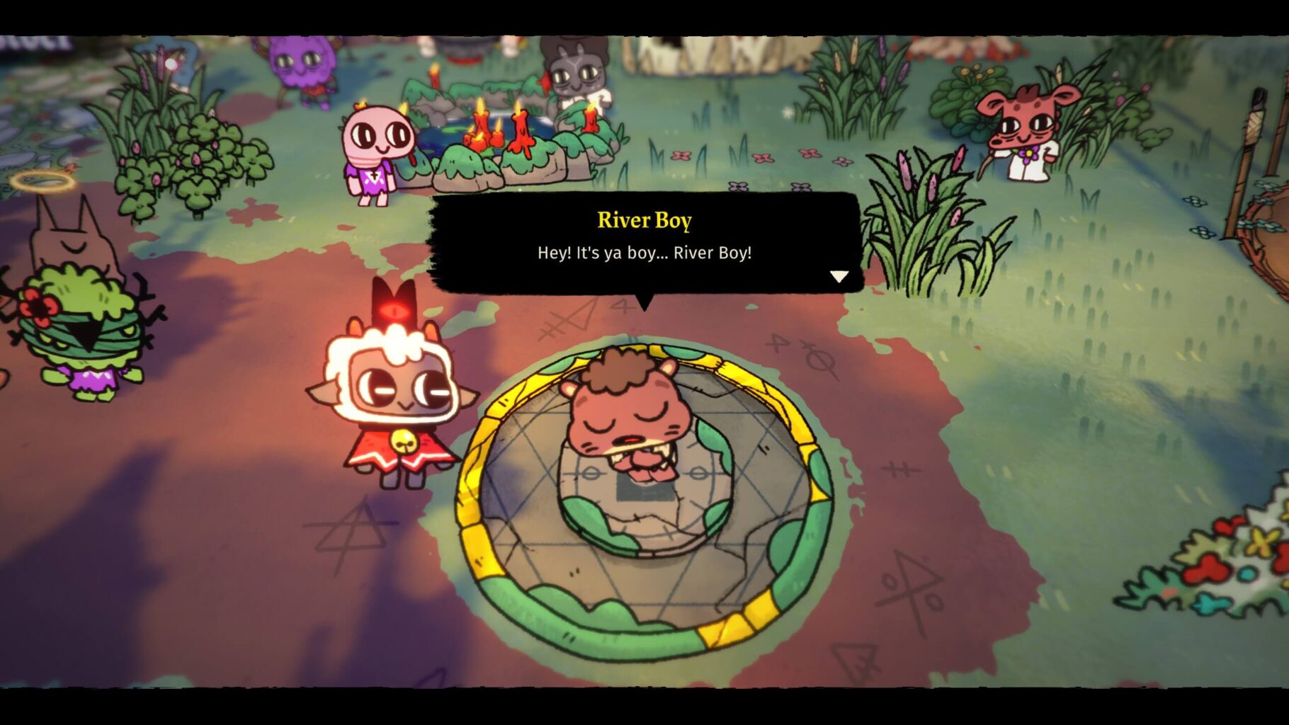 Cult of the Lamb Woolhaven - River Boy